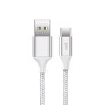 Cable USB COOL Nylon Universal Tipo C (1.2 metros) - PixelPlaza