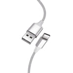 Cable USB COOL Nylon Universal Tipo C (1.2 metros) - PixelPlaza