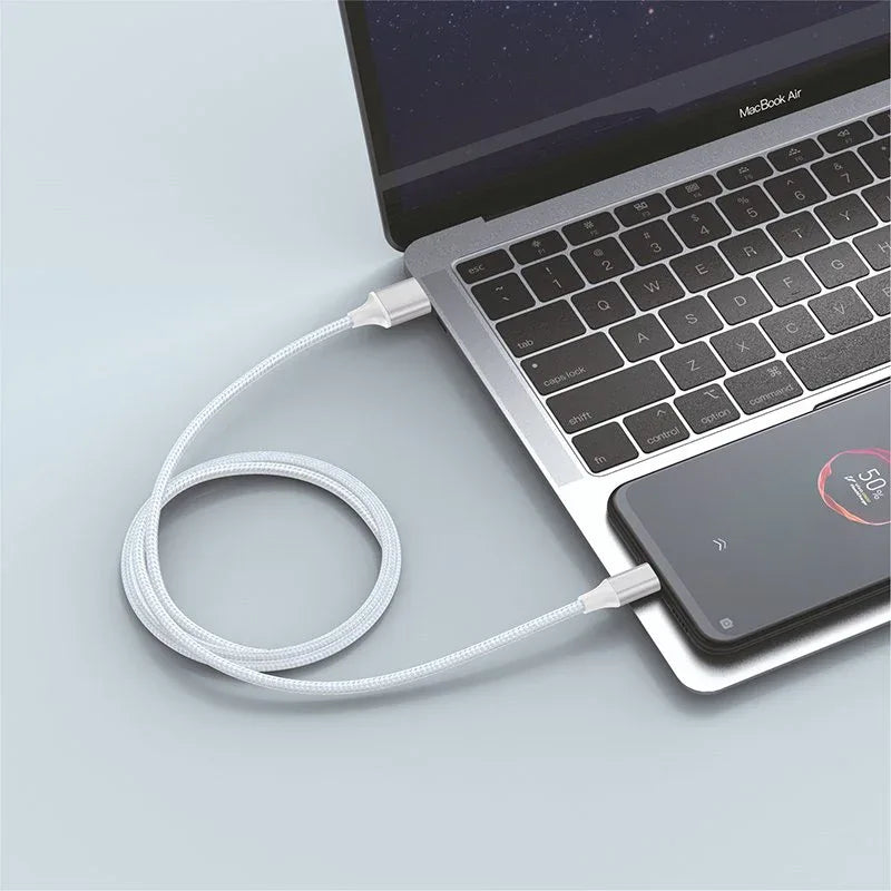Cable USB COOL Nylon Universal Tipo C (1.2 metros) - PixelPlaza