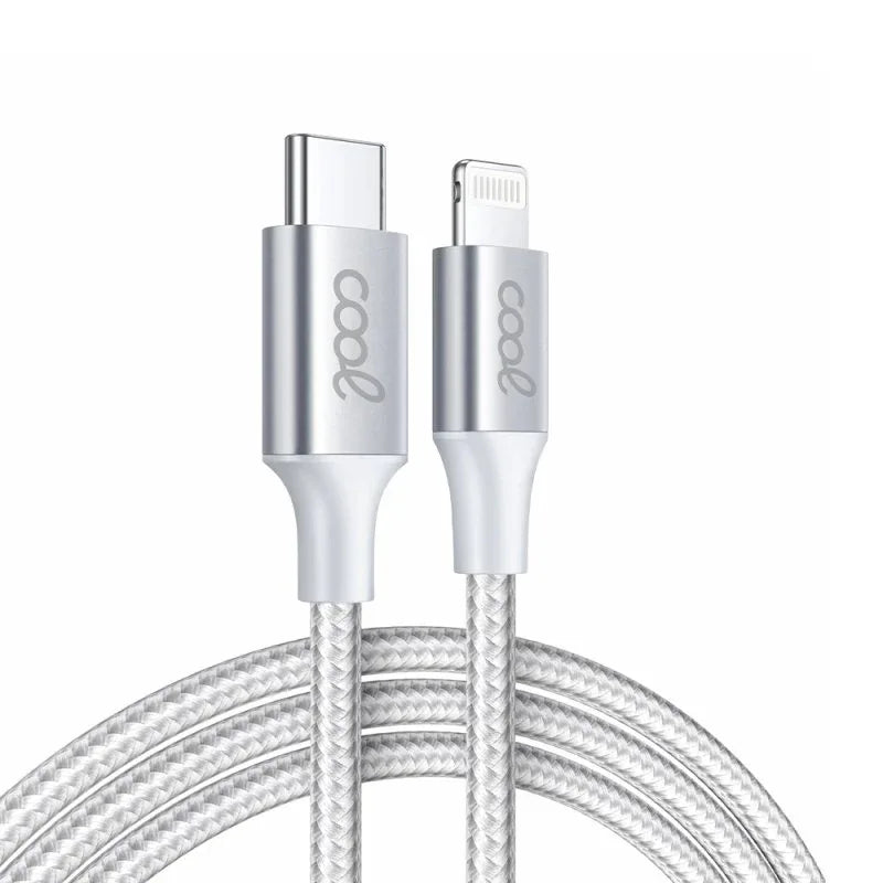 Cable USB COOL Nylon Universal Tipo C a Lightning (1.2 metros) - PixelPlaza