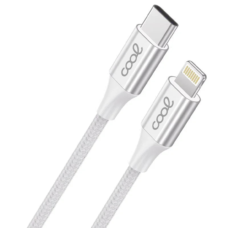 Cable USB COOL Nylon Universal Tipo C a Lightning (1.2 metros) - PixelPlaza