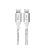 Cable USB COOL Nylon Universal Tipo C a Tipo C (1.2 metros) - PixelPlaza
