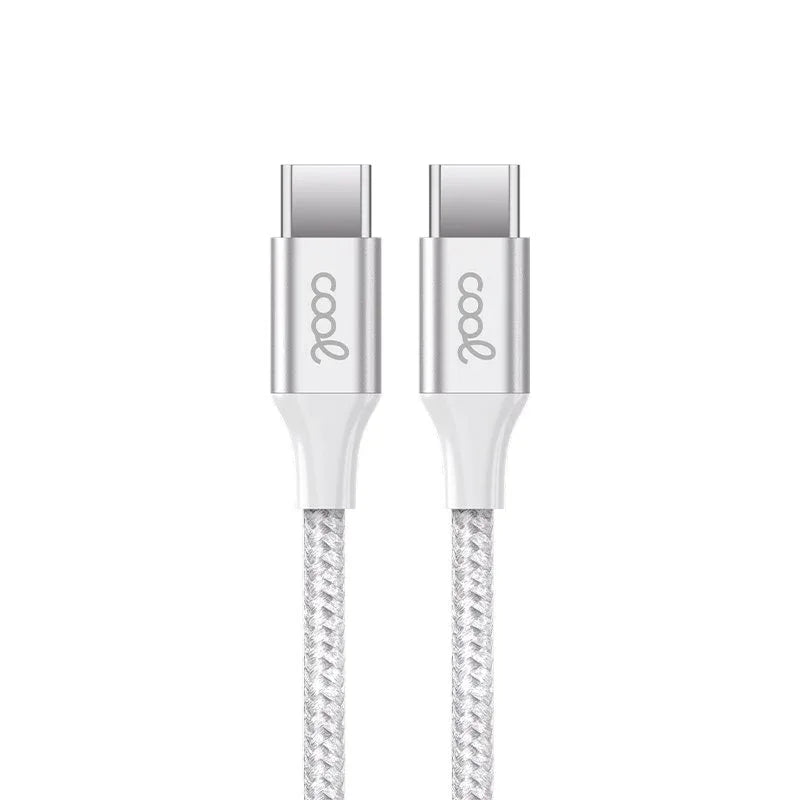 Cable USB COOL Nylon Universal Tipo C a Tipo C (1.2 metros) - PixelPlaza