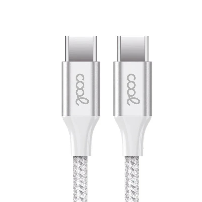 Cable USB COOL Nylon Universal Tipo C a Tipo C (1.2 metros) - PixelPlaza