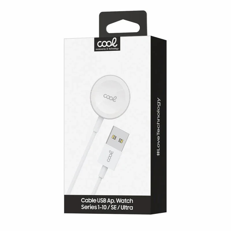 Cable USB MagCharge COOL para Apple Watch Universal Blanco - PixelPlaza
