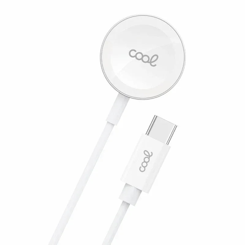 Cable USB MagCharge (Tipo-C) COOL para Apple Watch Universal Blanco - PixelPlaza