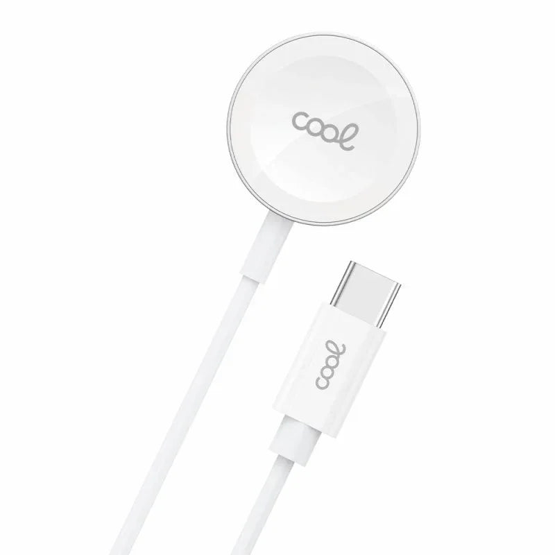 Cable USB MagCharge (Tipo-C) COOL para Apple Watch Universal Blanco - PixelPlaza