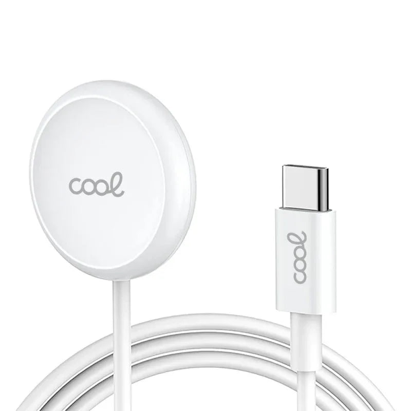 Cable USB MagCharge (Tipo-C) COOL para Apple Watch Universal Blanco - PixelPlaza