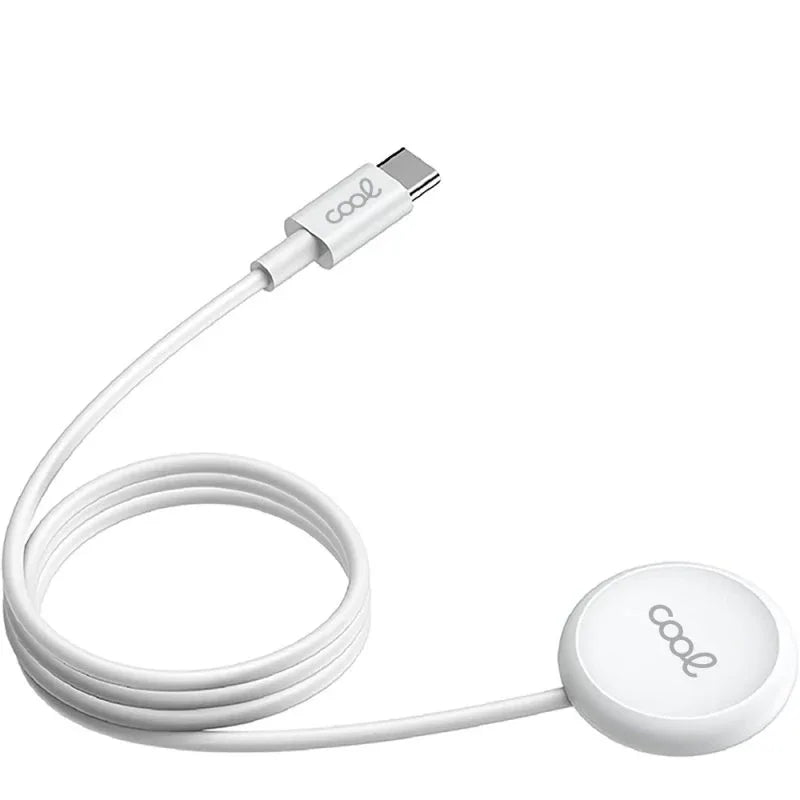 Cable USB MagCharge (Tipo-C) COOL para Apple Watch Universal Blanco - PixelPlaza