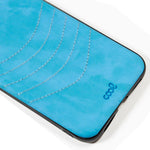 Carcasa COOL para iPhone 11 Pro Leather Bordado Celeste - PixelPlaza