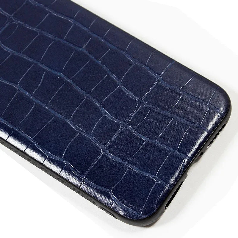Carcasa COOL para iPhone 11 Pro Leather Crocodile Marino - PixelPlaza