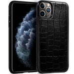 Carcasa COOL para iPhone 11 Pro Leather Crocodile Negro - PixelPlaza