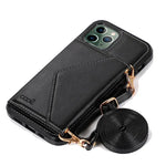 Carcasa COOL para iPhone 11 Pro Max Colgante Wallet Negro - PixelPlaza
