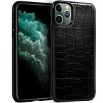 Carcasa COOL para iPhone 11 Pro Max Leather Crocodile Negro - PixelPlaza