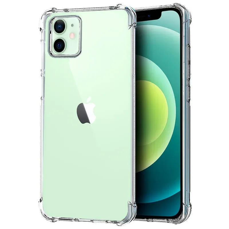 Carcasa COOL para iPhone 12 / 12 Pro AntiShock Transparente - PixelPlaza