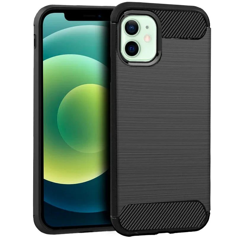 Carcasa COOL para iPhone 12 / 12 Pro Carbón Negro - PixelPlaza