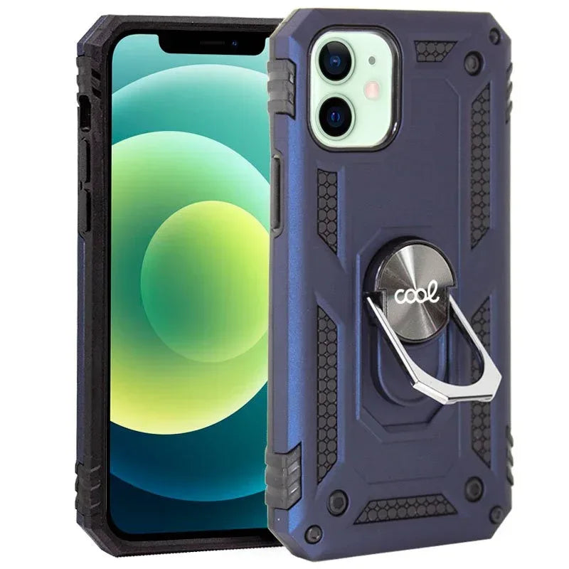 Carcasa COOL para iPhone 12 / 12 Pro Hard Anilla Azul - PixelPlaza