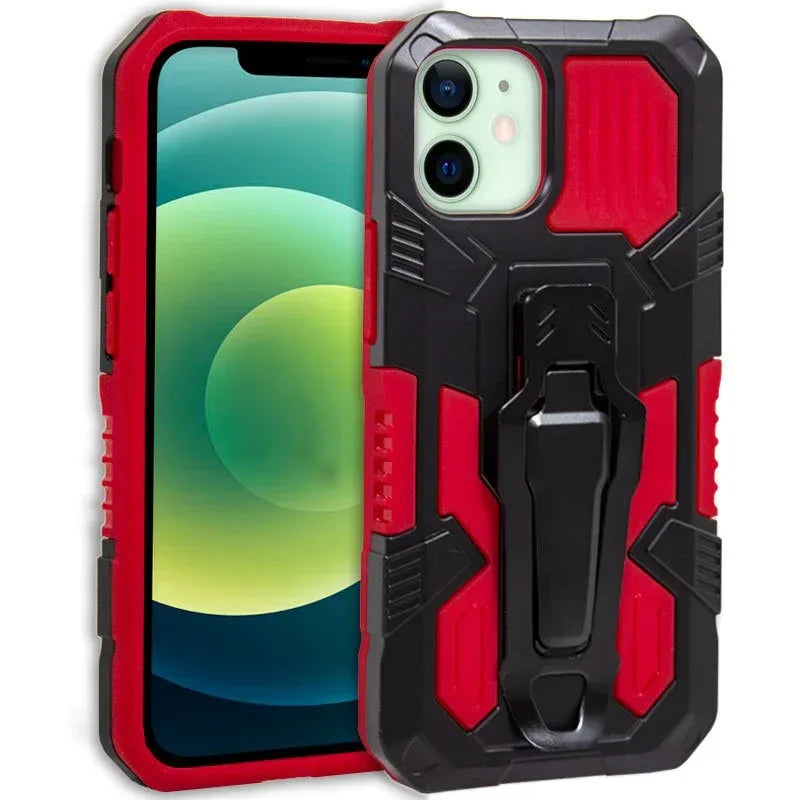 Carcasa COOL para iPhone 12 / 12 Pro Hard Clip Rojo - PixelPlaza