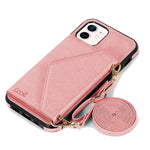 Carcasa COOL para iPhone 12 mini Colgante Wallet Rosa - PixelPlaza