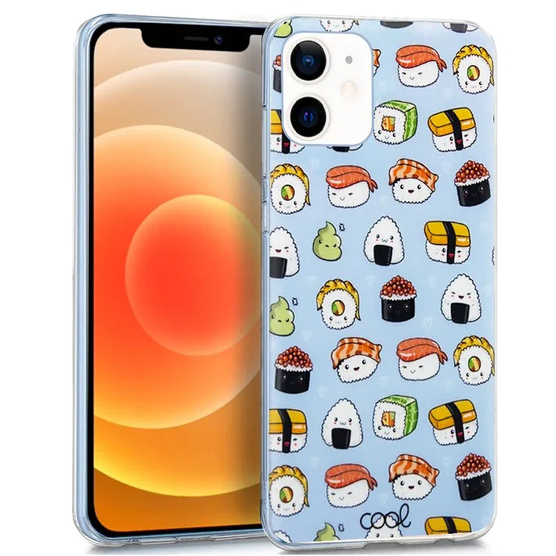 Carcasa COOL para iPhone 12 mini Dibujos Sushi - PixelPlaza