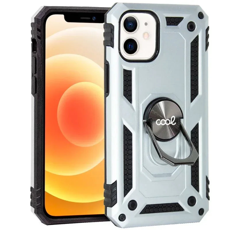 Carcasa COOL para iPhone 12 mini Hard Anilla Plata - PixelPlaza