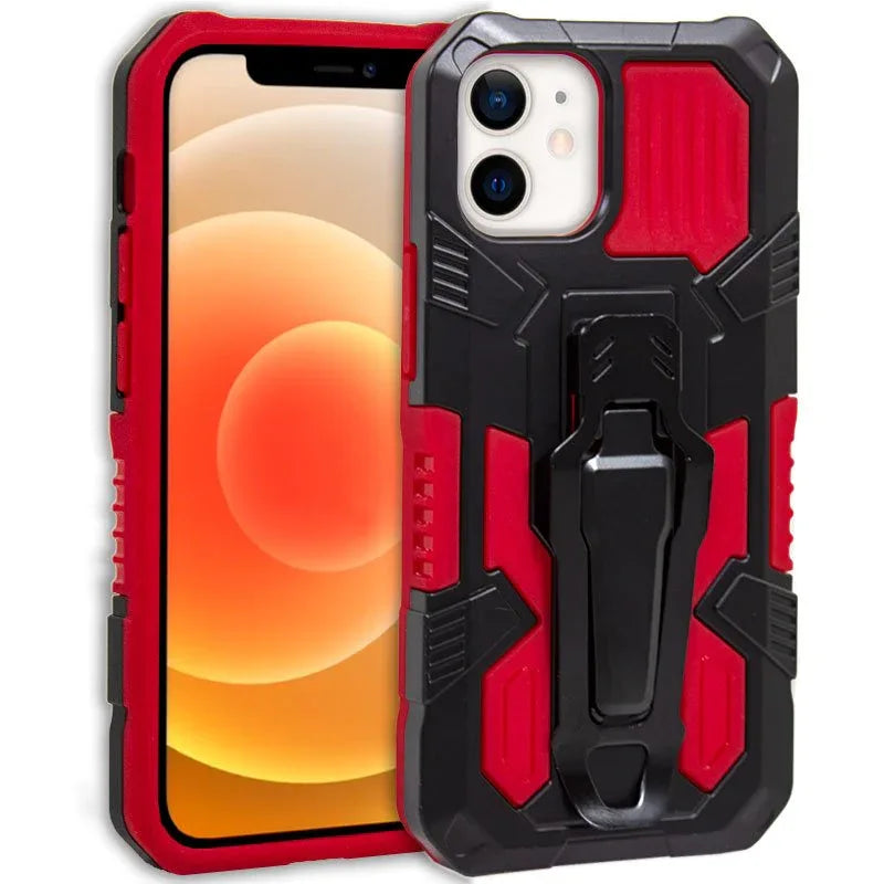 Carcasa COOL para iPhone 12 mini Hard Clip Rojo - PixelPlaza