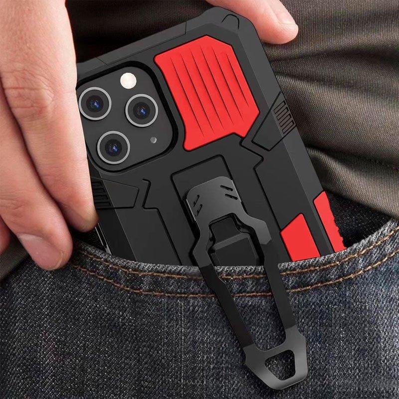 Carcasa COOL para iPhone 12 mini Hard Clip Rojo - PixelPlaza