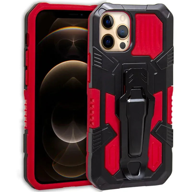 Carcasa COOL para iPhone 12 Pro Max Hard Clip Rojo - PixelPlaza
