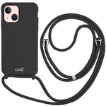 Carcasa COOL para iPhone 13 Cordón Liso Negro - PixelPlaza