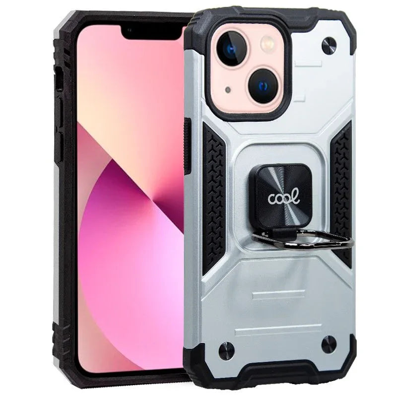 Carcasa COOL para iPhone 13 Hard Anilla Plata - PixelPlaza