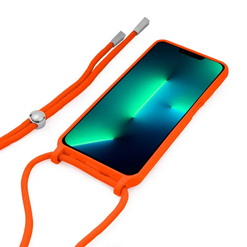 Carcasa COOL para iPhone 13 Pro Cordón Liso Salmón - PixelPlaza