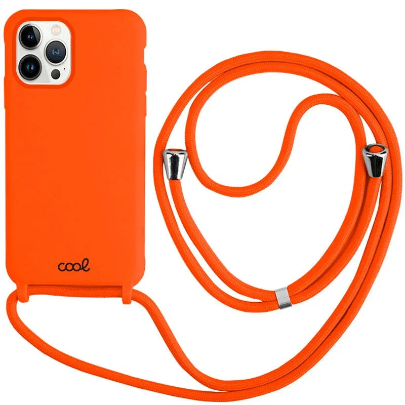 Carcasa COOL para iPhone 13 Pro Cordón Liso Salmón - PixelPlaza