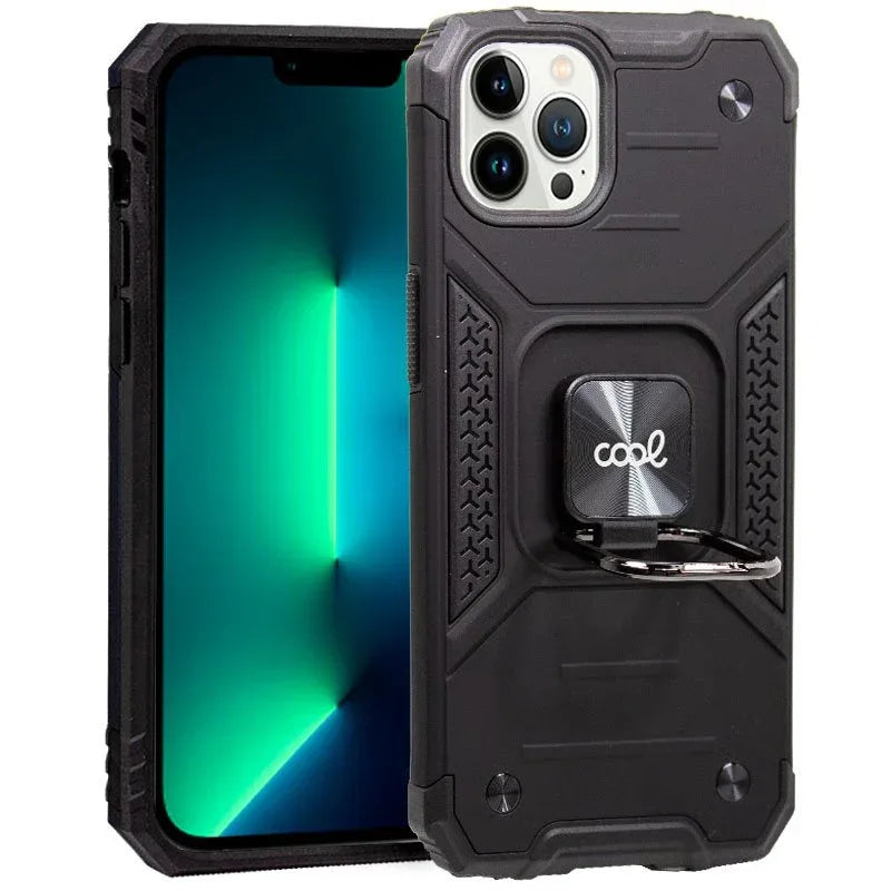 Carcasa COOL para iPhone 13 Pro Hard Anilla Negro - PixelPlaza