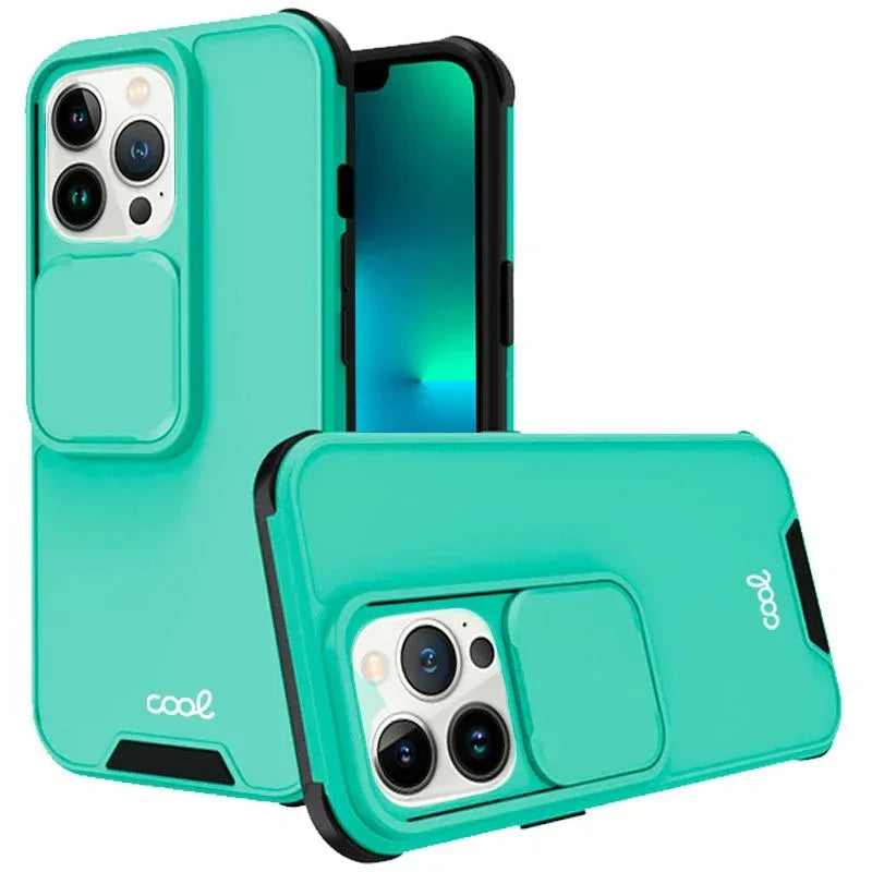 Carcasa COOL para iPhone 13 Pro Hard Camera Mint - PixelPlaza