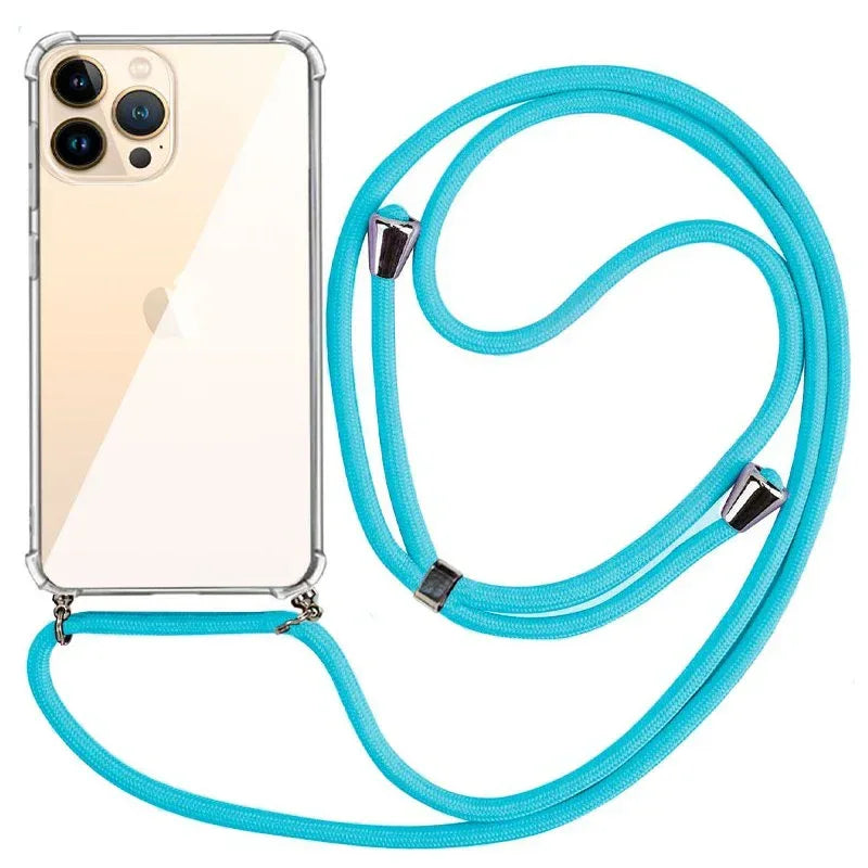 Carcasa COOL para iPhone 13 Pro Max Cordón Celeste - PixelPlaza