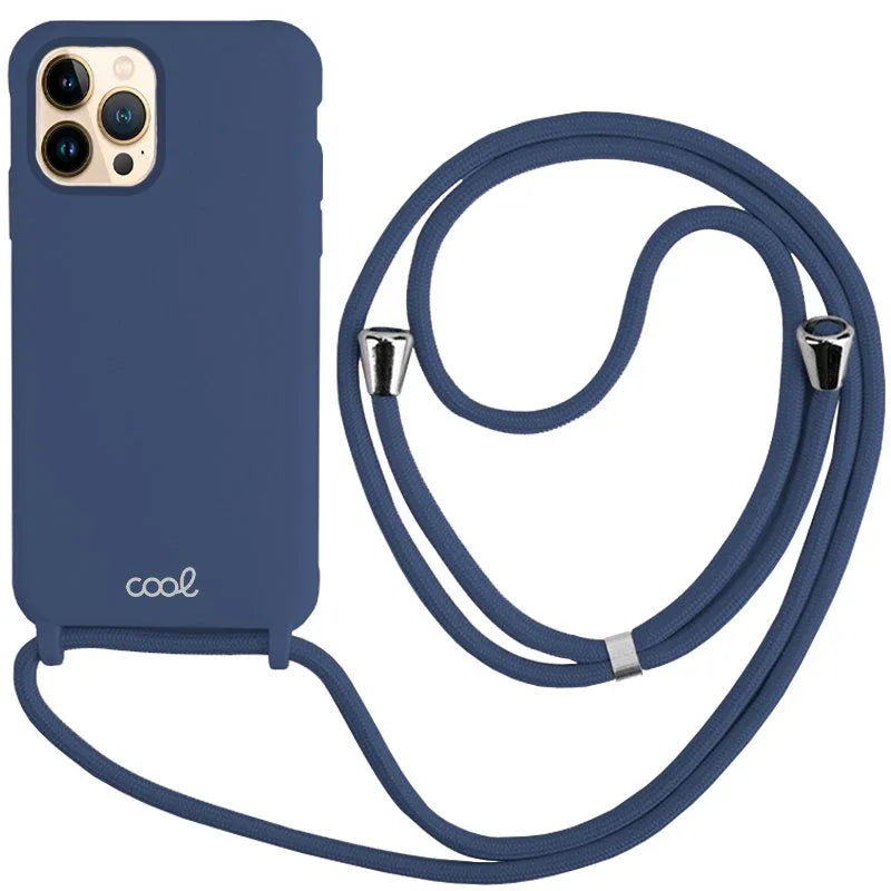 Carcasa COOL para iPhone 13 Pro Max Cordón Liso Marino - PixelPlaza