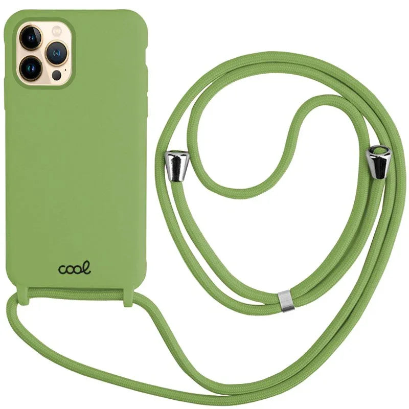 Carcasa COOL para iPhone 13 Pro Max Cordón Liso Pistacho - PixelPlaza