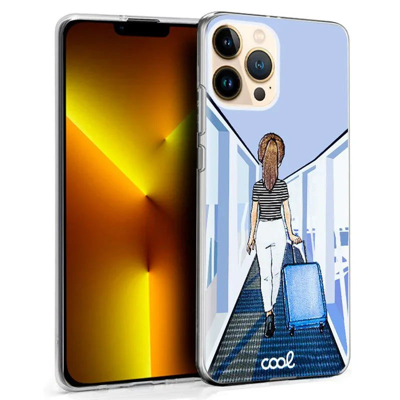 Carcasa COOL para iPhone 13 Pro Max Dibujos Travel - PixelPlaza