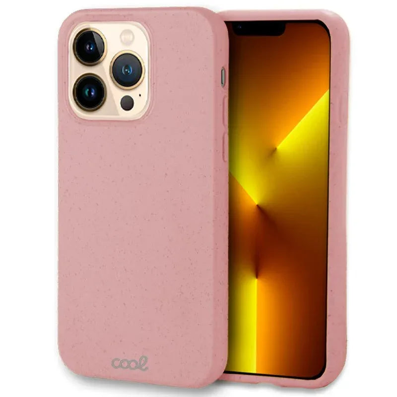 Carcasa COOL para iPhone 13 Pro Max Eco Biodegradable Rosa - PixelPlaza