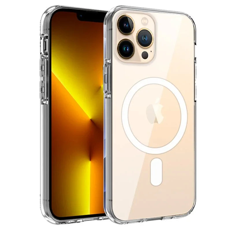 Carcasa COOL para iPhone 13 Pro Max Magnética Transparente - PixelPlaza