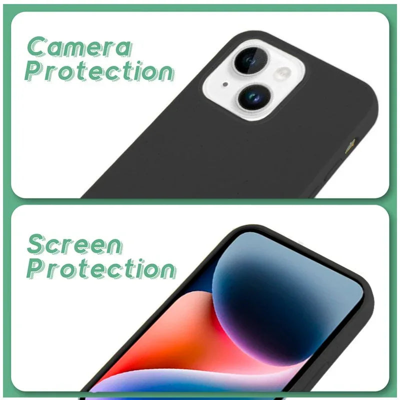 Carcasa COOL para iPhone 14 Plus Eco Biodegradable Negro - PixelPlaza