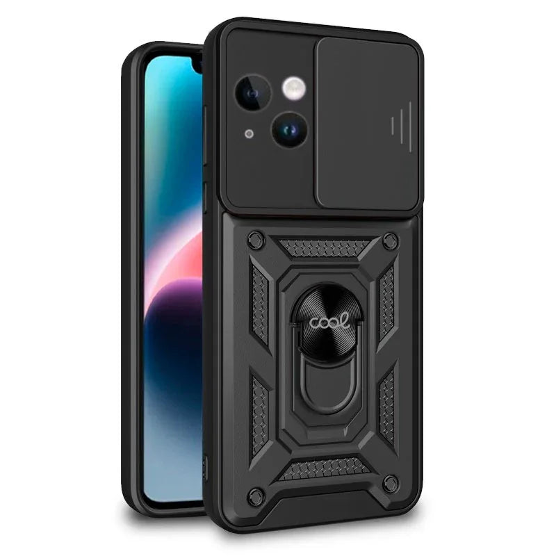 Carcasa COOL para iPhone 14 Plus Hard Ring Negro - PixelPlaza