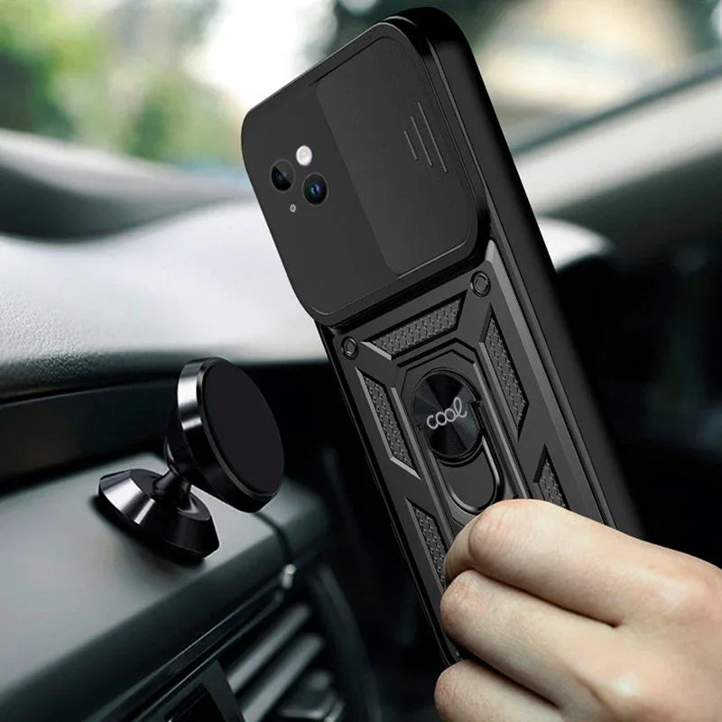 Carcasa COOL para iPhone 14 Plus Hard Ring Negro - PixelPlaza