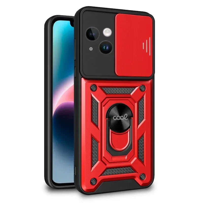Carcasa COOL para iPhone 14 Plus Hard Ring Rojo - PixelPlaza