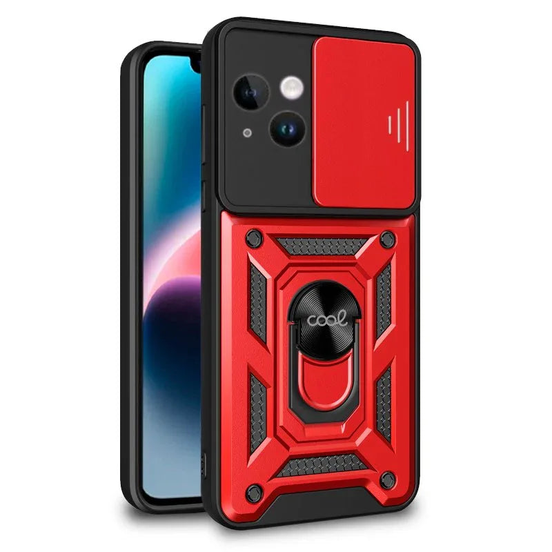 Carcasa COOL para iPhone 14 Plus Hard Ring Rojo - PixelPlaza