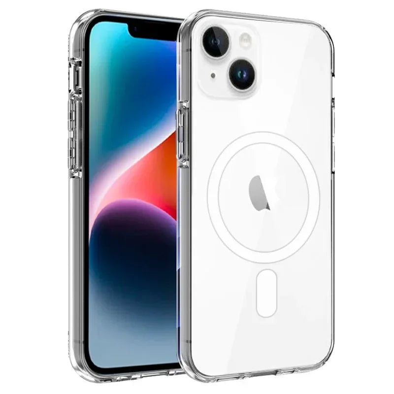 Carcasa COOL para iPhone 14 Plus Magnética Transparente - PixelPlaza