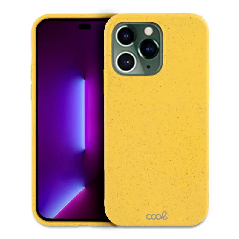Carcasa COOL para iPhone 14 Pro Eco Biodegradable Amarillo - PixelPlaza