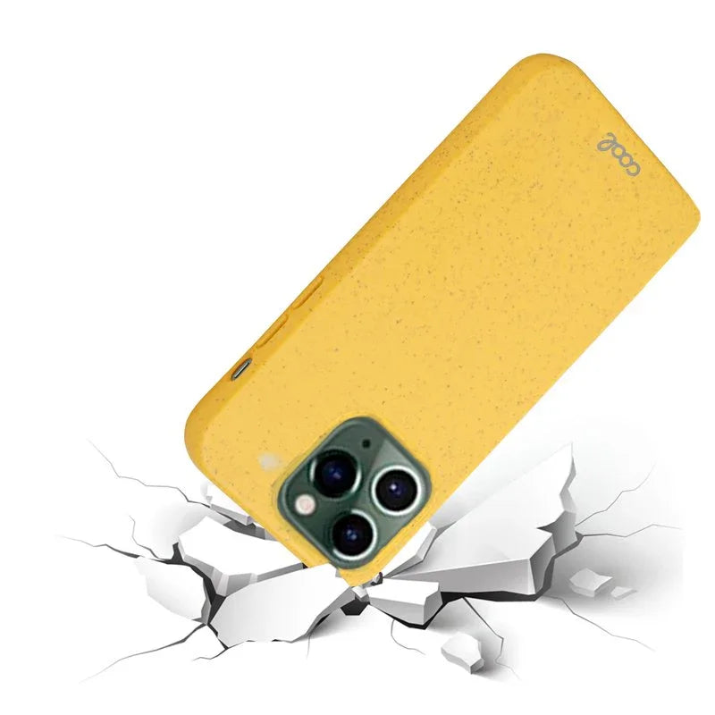 Carcasa COOL para iPhone 14 Pro Eco Biodegradable Amarillo - PixelPlaza