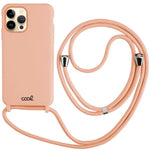Carcasa COOL para iPhone 14 Pro Max Cordón Liso Rosa - PixelPlaza