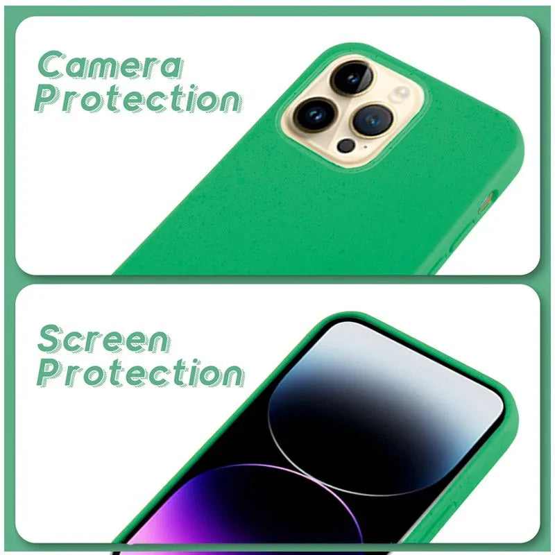 Carcasa COOL para iPhone 14 Pro Max Eco Biodegradable Mint - PixelPlaza